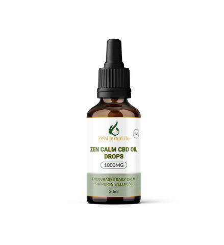 Zen Calm CBD Oil Drops (1000mg)