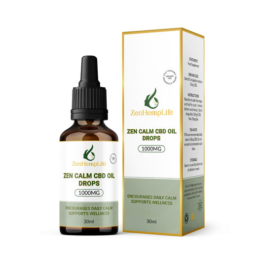 Zen Calm CBD Oil Drops (1000mg)
