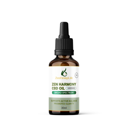 Zen Harmony CBD Oil 1000mg – Broad Spectrum Balance